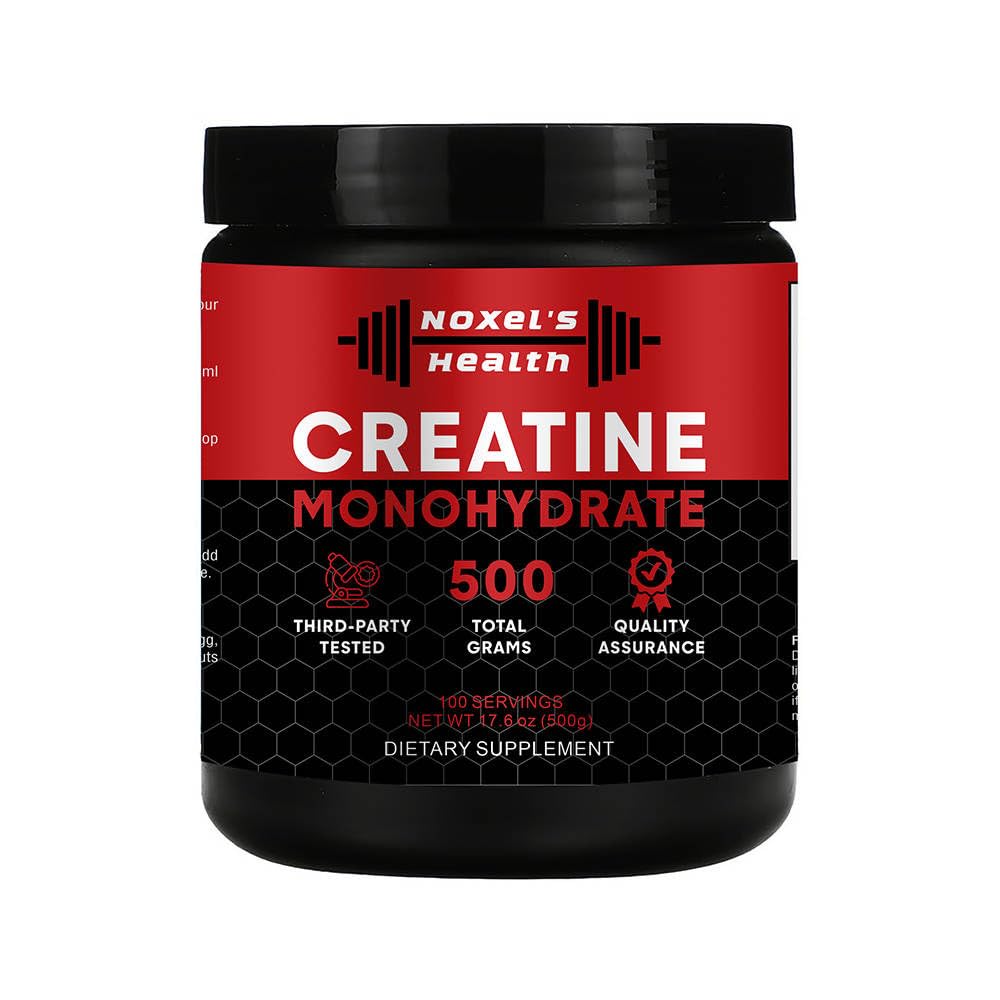 Noxels Creatine Monohydrate — 500g / 100 Servings
